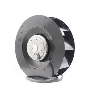 Ventilador centrífugo de refrigeración con impulsor motorizado de curva inversa de 225 mm, ebmpapst R2E225-AK01-05, 220 V CA, 60 Hz - Product Image 2