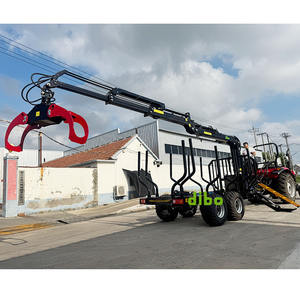 Forstwirtschaftlicher Anhänger für Traktoren mit Hydraulischem Holzladekran, Greifer und Forstkran, 12t, 14t, 10t, 8t, 6t - Product Image 1