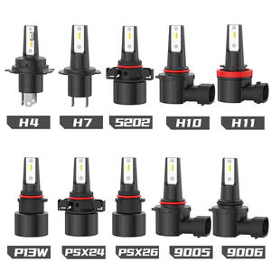 Asruex Tiptop Tout En Un Mini H10 PSX24W PSX26W <span class=keywords><strong>LED</strong></span> Phare <span class=keywords><strong>Ampoule</strong></span> 12V 26W 2800LM 5202 H8 <span class=keywords><strong>H9</strong></span> H16 9005 9006 H11 H7 <span class=keywords><strong>LED</strong></span> Brouillard Lumière - Product Image 5