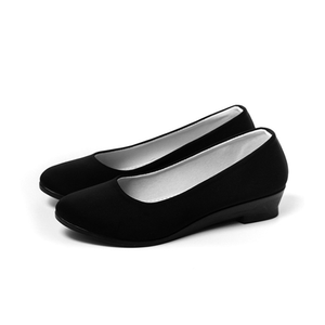 Wholesale Original <strong>Black</strong> Ladies Spring and Autumn <strong>Small</strong> Size Chunky <strong>Heels</strong> Women's Dress Shoes Formal Work Women's <strong>Heels</strong> - Product Image 3
