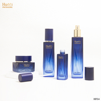 Emballage personnalisé de flacons et pots cosmétiques en verre de luxe de 50 ml, 100 ml, 120 ml, pour toner, sérum, crème pour le visage