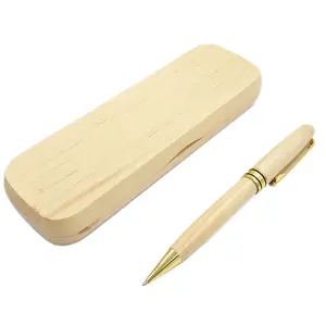 Promotional Business Gifts Pen Best Wood Ballpoint Pen With Box