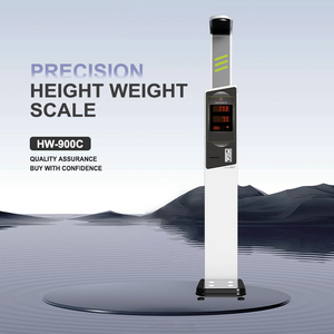 เครื่องชั่งน้ำหนักและวัดส่วนสูงอัลตราโซนิกแบบหยอดเหรียญ รุ่น HW-900C วัสดุทางการแพทย์ใหม่ สำหรับคลินิก - Product Image 3