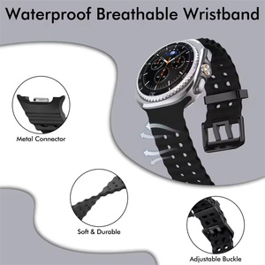 Correas Deportivas Marinas para Samsung <span class=keywords><strong>Galaxy</strong></span> <span class=keywords><strong>Watch</strong></span> 9, <span class=keywords><strong>Correa</strong></span> para Hombre y Mujer, Resistente al Agua, Transpirable, Estilo Océano, para <span class=keywords><strong>Galaxy</strong></span> <span class=keywords><strong>Watch</strong></span> 8 - Product Image 2