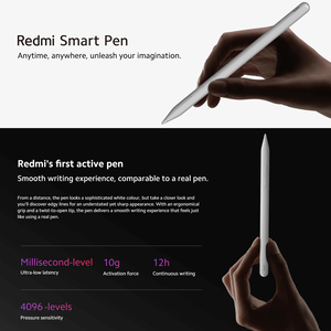 Redmi Smart Pen attivo stilo capacitivo in materiale plastico da scrivere <span class=keywords><strong>penna</strong></span> stile originale per Redmi <span class=keywords><strong>Pad</strong></span> Pro/Redmi <span class=keywords><strong>Pad</strong></span> Pro 5G - Product Image 4
