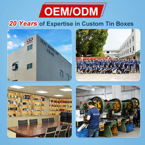 Caja de Metal vacía redonda en relieve personalizada de fábrica OEM ODM fechas Baklava pastel galleta postre lata de grado alimenticio embalaje de regalo - Product Image 6