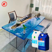 Résine Époxy Transparente pour Coulée Épaisse/Plateaux de Table en Résine Époxy