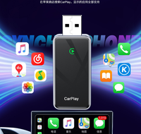 Boyi Android Box inalámbrico carplay U disco mini coche navegación Dongle Adaptador inalámbrico para Iphone CarPlay WiFi Box