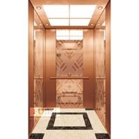 Ascensore per Hotel Lift Manufacturing: Elevatore Passeggeri Sicuro con Azionamento AC Silenzioso e Pavimento in PVC per Scale