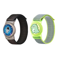 Sécurité Anti Perdu Global Locator Tracker Cartoon Nylon Toddler Bracelet Band pour Airtag Band