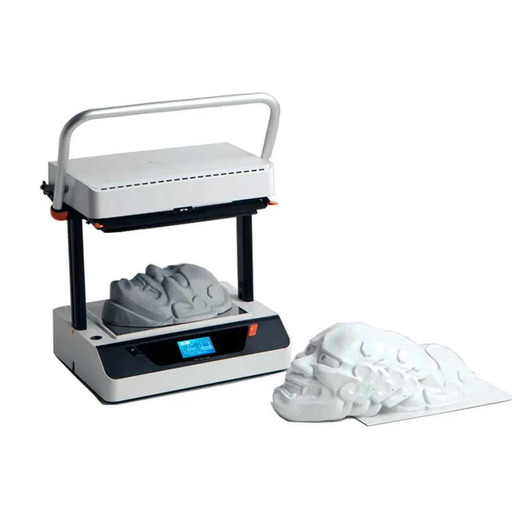 HLTNC Mini küçük otomatik 3D modelleme abs plastik PVC Blister vakum termoform şekillendirme makineleri