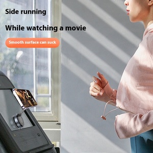 K007 hợp kim kẽm có thể gập lại từ xe điện thoại chủ hấp phụ hút chân không màn hình sạc không dây khung điện thoại di động đứng - Product Image 4