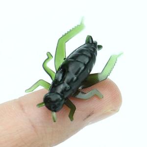 Leurre de pêche en PVC <span class=keywords><strong>vert</strong></span> de 2,5 cm, imitation insecte souple, léger et réaliste, pour la pêche au cricket (Grasshopper) - Product Image 3