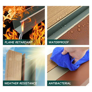 アルミ天井線形バッフル天井木目屋内屋外工場卸売装飾 - Product Image 6