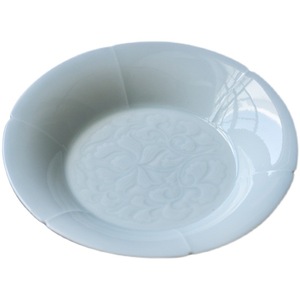 Soporte para Tetera de Cerámica Celadon con Patrón Floral, Bandeja de Servicio Verde Sombra con Flor de Hibisco, Uso Residencial, Origen Dehua - Product Image 5