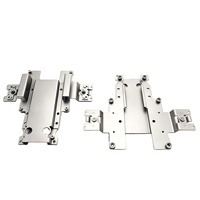 Support de charnière en tôle de précision sur mesure, assemblage de pièces métalliques pliées et estampées pour machines industrielles