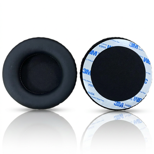 Almohadillas de Repuesto para Auriculares SteelSeries Siberia V1 V2 V3, Almohadillas de Cuero PU Negro y Franela Gris para Juegos - Product Image 2