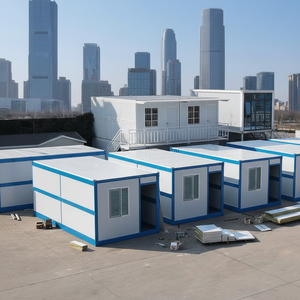 Casa Container a Montaggio Rapido Prefabbricata Modulare con Telaio in Acciaio <span class=keywords><strong>per</strong></span> Ufficio Mobile, <span class=keywords><strong>Campeggio</strong></span> e Alloggio <span class=keywords><strong>per</strong></span> Lavoratori - Product Image 6