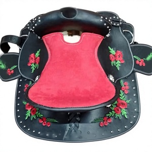 Silla de montar inglesa de cuero genuino hecha a mano BS International NA81, sostenible, transpirable, cómoda, duradera, color personalizado - Product Image 3