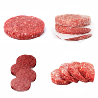 Machine automatique de formage de galettes de viande et de hamburgers en acier inoxydable, moteur haute efficacité, capacité 2100-4200PS/H