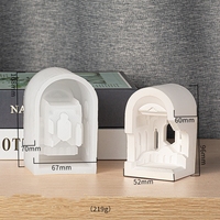 13973 décoration de la maison, personnalité européenne, arche, colonne romaine, plâtre, Sculpture, moules en Silicone, moule à bougie