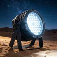 Projecteur PAR LED professionnel 54x3W étanche IP67 à lentilles multiples, stroboscope 1-25Hz, haute performance, contrôle DMX512, faisceau 8-60°