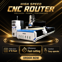 Router CNC Industrial 1325 con Mesa de Sujeción por Vacío y Cambio Automático de Herramientas de 7.5kW