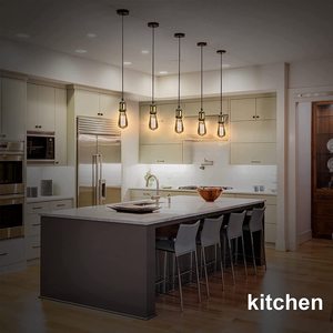 Bộ Đèn Treo Trần Công Nghiệp E27, Bộ Đèn Treo E27 Điều Chỉnh Được, Dùng Cho Phòng Ngủ, Nhà Bếp, Hành Lang, C - Product Image 3