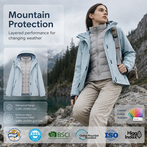 <span class=keywords><strong>Veste</strong></span> d'extérieur imperméable coupe-vent à capuche pour <span class=keywords><strong>femme</strong></span>, automne 2024, <span class=keywords><strong>veste</strong></span> <span class=keywords><strong>3</strong></span> <span class=keywords><strong>en</strong></span> <span class=keywords><strong>1</strong></span> détachable pour la <span class=keywords><strong>randonnée</strong></span> - Product Image 1
