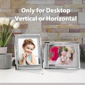 Custom Size Crystal Photo <b>Frame</b> UV Printing Eco-Friendly Handmade Hanging <b>Picture</b> <b>Frame</b> 4x6 5x7 <b>8x10</b> A4 Modern Table Setting - Product Image 2