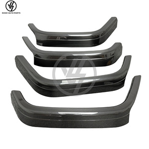 Kit carrosserie en fibre de carbone sèche style R, extensions d'ailes avant pour G63 G500 W464 G550, pièces de carrosserie, accessoires automobiles - Product Image 1