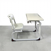 Ensemble moderne de bureau et chaise scolaire combinés, couleur, taille et logo personnalisables, mobilier de classe pour les élèves
