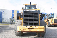 Importation du Japon : Rouleau compacteur à double tambour Caterpillar 966F d'occasion d'origine, avec moteur Cummins et pompe de haute qualité, puissance 315KW, version courte