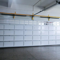 Porte de garage sectionnelle électrique en acier, isolation thermique, silencieuse, anti-effraction, porte élévatrice - Fournisseur direct