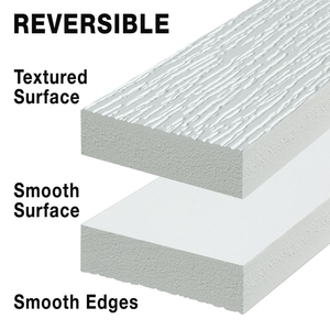 Plaque <span class=keywords><strong>de</strong></span> finition en PVC Celuka 3/8'' 1/2'' 5/8'' 3/4'' 1'' ignifuge, imperméable, durable pour les coins, les façades, les corniches, les rives, les encadrements - Product Image 3