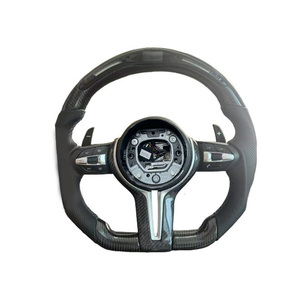 <span class=keywords><strong>Volant</strong></span> de sport universel en cuir avec construction en fibre de carbone et fonction de dégagement rapide pour la dérive - Product Image 3