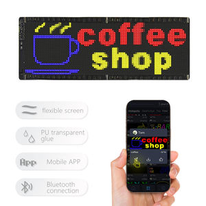 Éclairage LED publicitaire extérieur flexible <span class=keywords><strong>pour</strong></span> voiture, avec animation de texte DIY, contrôle par application, conception gratuite, certifié CE, fabriqué en usine - Product Image 5