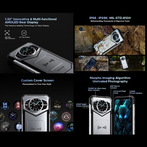 ปลดล็อค DOOGEE S200 สมาร์ทโฟน 5G รุ่นทนทาน 12GB+256GB สแกนลายนิ้วมือ หน้าจอ 6.72 นิ้ว Android 14 Dimensity 7050 Octa Core OTG NFC รุ่นกลางคืน - Product Image 4