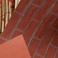 Panneaux muraux en briques souples, aspect brique véritable sans le poids, faciles à couper et à coller, installation DIY, intérieur et extérieur