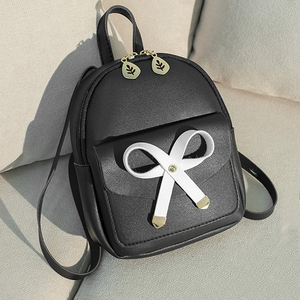 Mini Zaino in Pelle PU <span class=keywords><strong>per</strong></span> Donne e Ragazze, Borse a Spalla alla Moda, Borse <span class=keywords><strong>per</strong></span> Cellulare, Dolce Zaino da Donna con Fiocco - Product Image 5