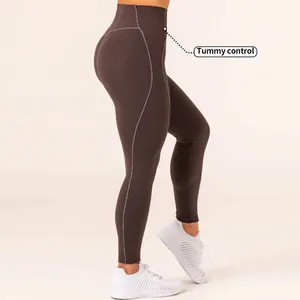 Oem Yoga Apparel Supplier Tight Yoga Pants Spandex Fitness Women Butt Lifting High Waist Gym Yoga Leggings