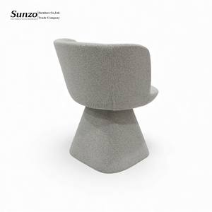 <span class=keywords><strong>Chaise</strong></span> de salle à manger moderne de luxe en mousse moulée rembourrée pour hôtel, hall d'entrée, restaurant, salon - Product Image 3