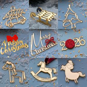Decoraciones acrílicas de Navidad con diseño de miel y dulzura, 1.3 mm de grosor, para decoración de pasteles navideños. - Product Image 5