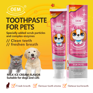 Nuevo aliento fresco, dientes limpios, alivia el mal aliento, blanqueamiento, Partículas exfoliantes antibacterianas, enzimas complejas, leche con sabor a helado - Product Image 2