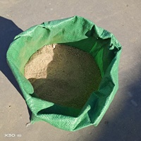 Sac tissé en plastique PP vert personnalisable de 50 kg pour granulés d'aliments pour animaux, gravier, sable, matériaux de construction, sac en peau de serpent