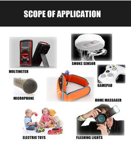 Paquete retráctil individual Super Power 6f22 6LR61 9V 950mAh Batería alcalina personalizada para alarma de humo - Product Image 4