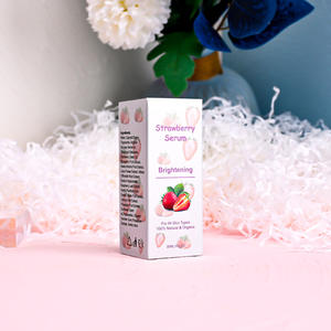 개인 라벨 100% 천연 유기농 딸기 밀크 페이스 세럼-빛나는 피부를 위한 보습 및 브라이트닝 페이셜 케어 - Product Image 5