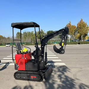 Mini-excavatrice 1T compacte, micro-excavatrice, petite excavatrice sur chenilles pour jardin, verger, construction avec option moteur KooP - Product Image 3