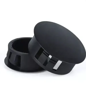 כיסוי פלסטיק נצמד תקעים חור פקקי אבק ראש שטוח משומר שימוש עבור תיבת שולחן כיסוי חור נוסף פנל נעילת חור - Product Image 4