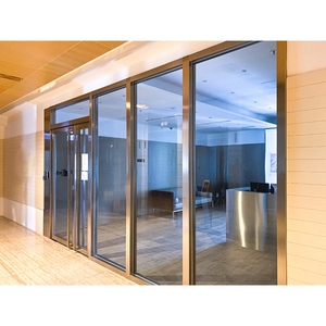 Puerta DE SEGURIDAD ignífuga de vidrio Diseño moderno Prevención de incendios Aislamiento acústico <span class=keywords><strong>para</strong></span> hoteles Uso comercial-Construcción de polímeros - Product Image 6